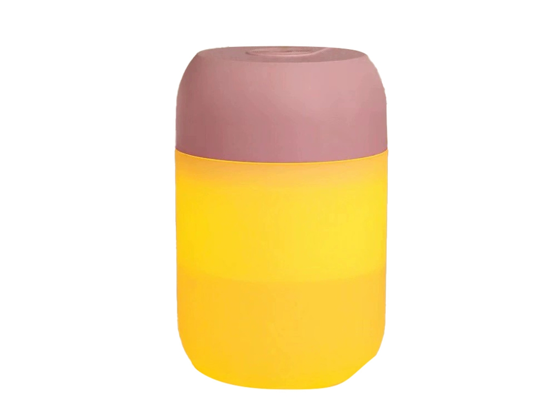 Humidificador de aire con luz nocturna, minihumidificador para el hogar, sala de estar y habitación infantil.