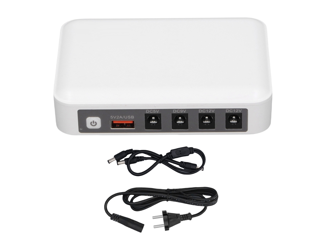 Mini Ups De 6000 Mah Con Salidas De 5 V, 9 V Y 12 V Para Router/módem (enchufe Europeo).