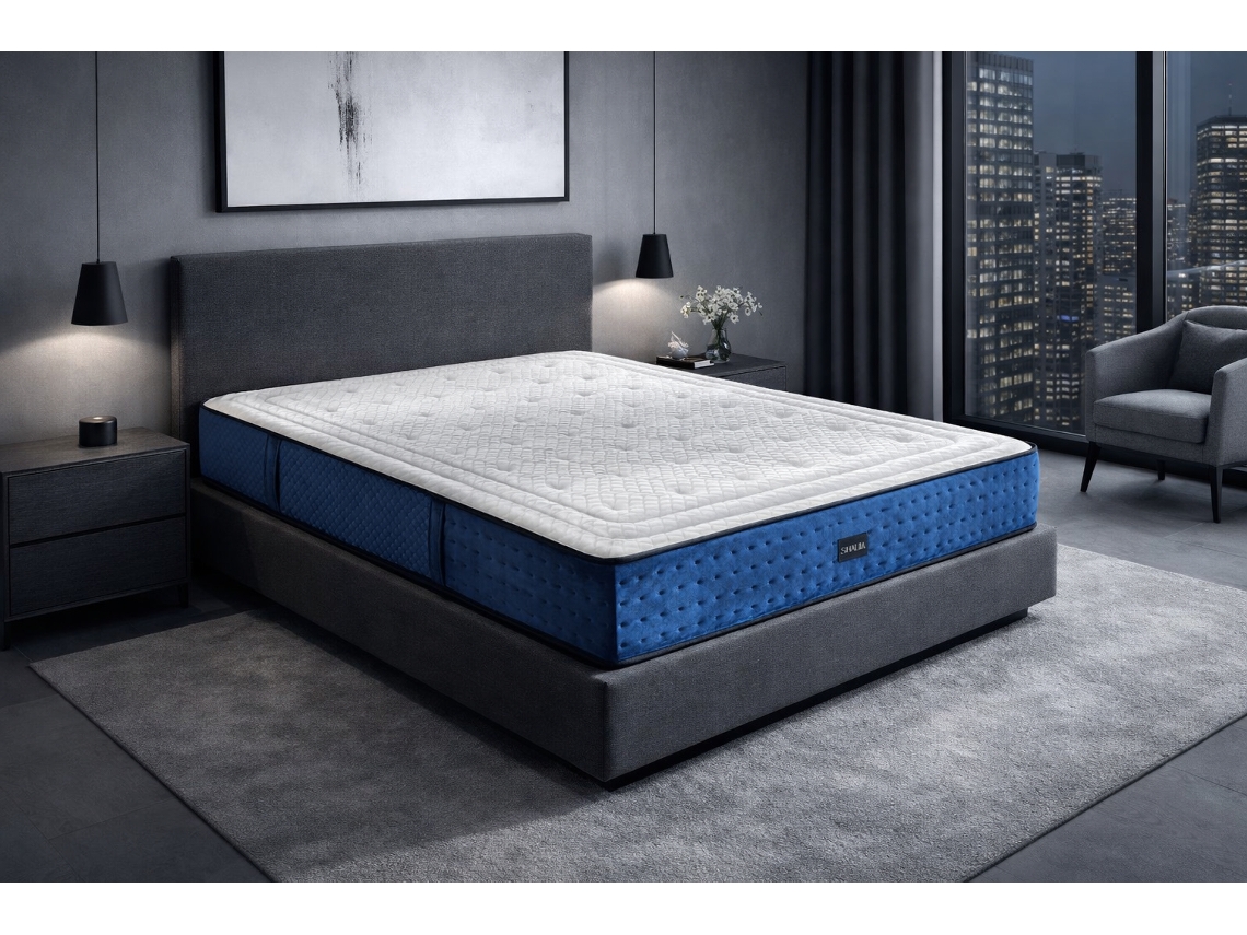 Colchón De Muelles Ensacados Shaula Celestia Spring 100x200 Cm – Altura 30 Cm Con 2 Cm De Látex A Cada Lado