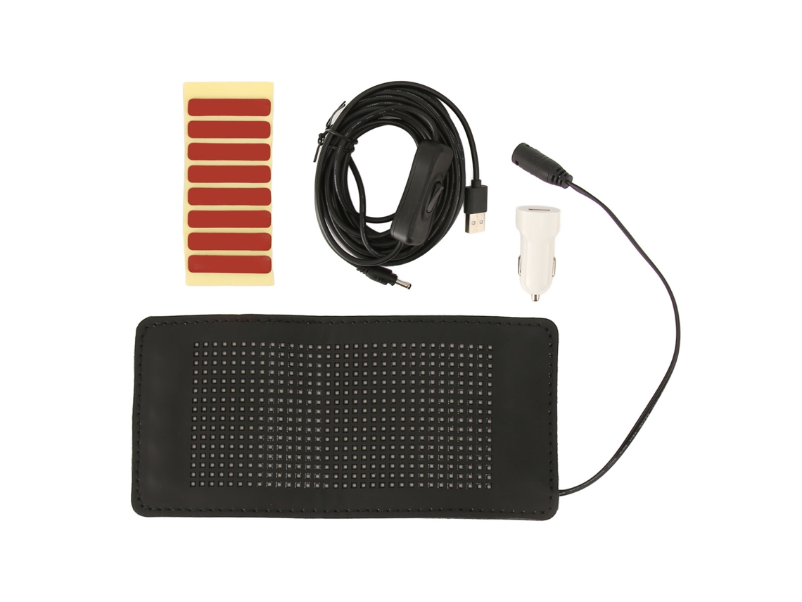 Rebe-panel Led Deslizante Programable Control App Bluetooth Impermeable Plegable Para Coche Tienda Bar 12-24v Usb 5v