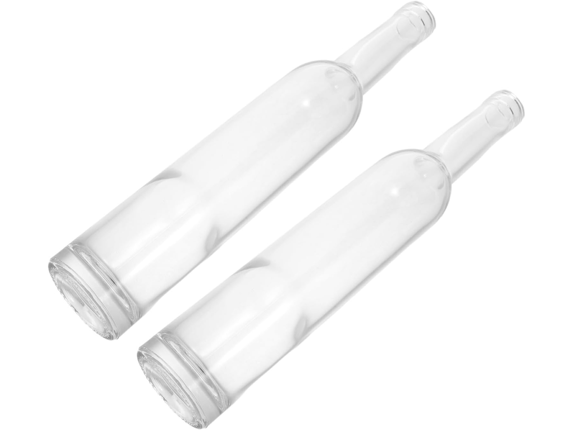 Juego De 2 Frascos De Perfume En Spray De Vidrio Transparente Recargables De 400 Ml
