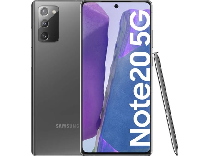 Smartphone SAMSUNG Galaxy Note 20 5G (6.7'' - 8 GB - 128 GB - Gris Místico)