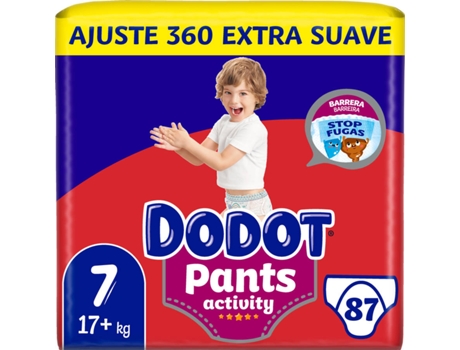 Pañales DODOT Pants Activity Extra T7 87 Unidades (3x29)