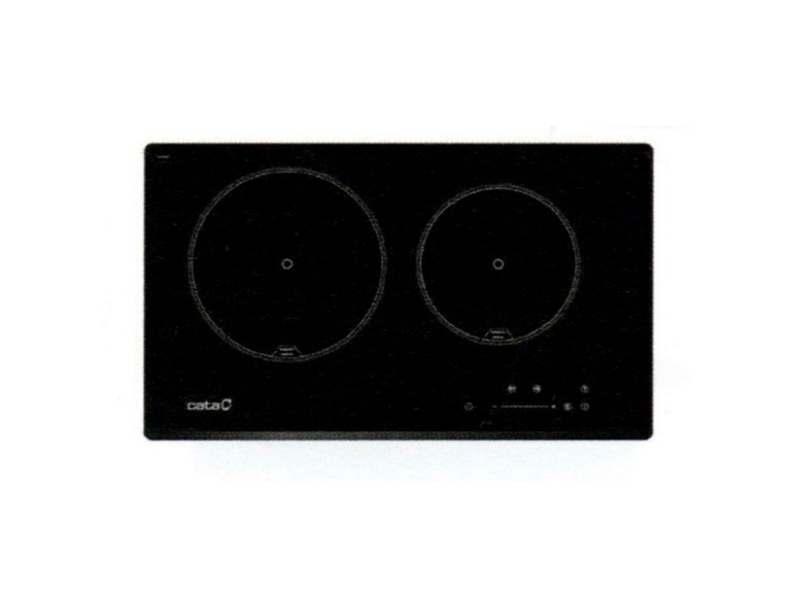 Placa Inducción CATA IB 2 PLUS BK/A 2f 59x35cm