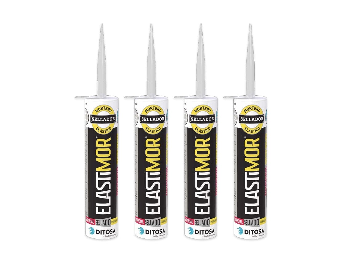 ELASTIMOR Mortero Sellador, Cemento Express, Impermeable, para encintados, llagueados, sellados, rejunteados, reparaciones DITOSA CALIDAD E INNOVACION