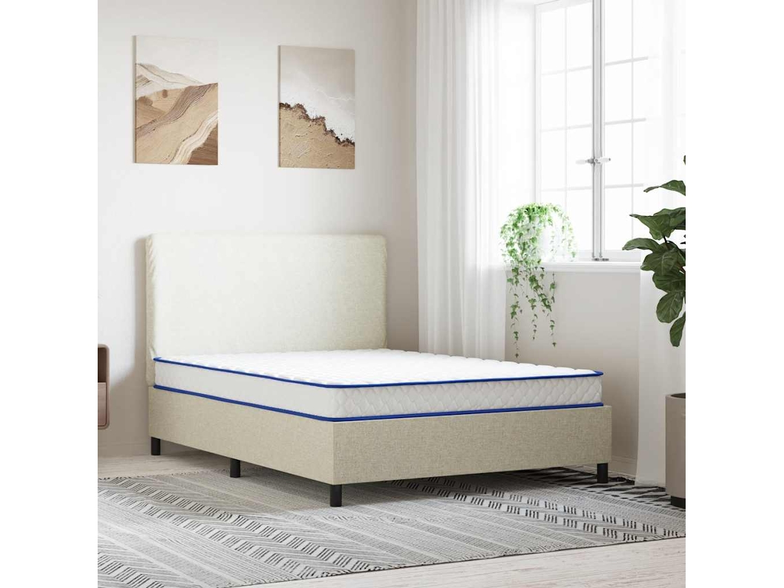 Colchón De Espuma Viscoelástica Blanco 140x190x17 Cm Suave