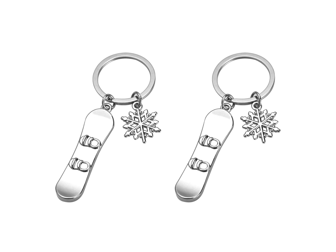 Llavero De Esquí Y Patines Para Juegos De Invierno, Regalo, Recuerdo, Múltiples Usos.
