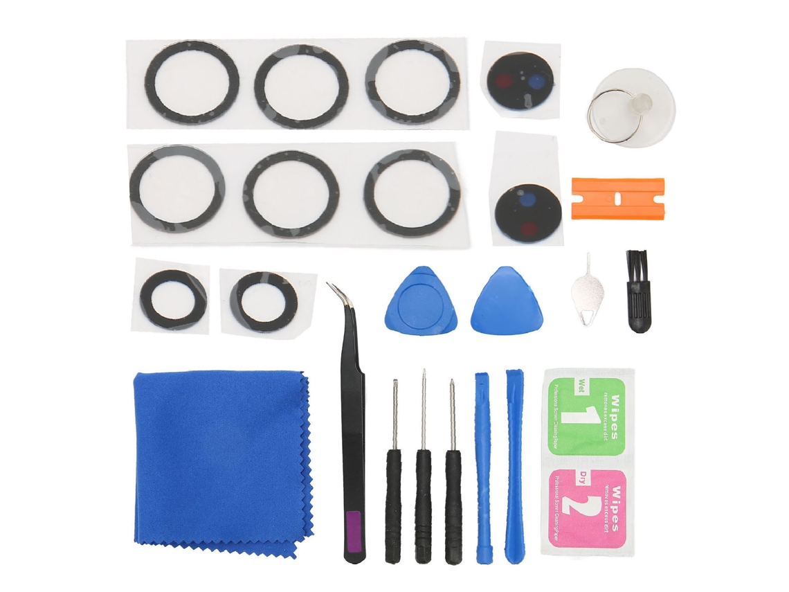 Kit De Reemplazo De Cristal De La Cámara Trasera Para Samsung Galaxy S21 Ultra 5g Con Herramientas