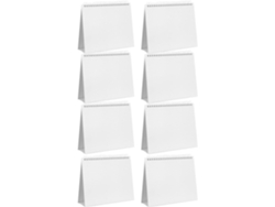 Juego De 8 Soportes De Escritorio Con Trípode Y Base Para Recargar Papel Para Calendarios.