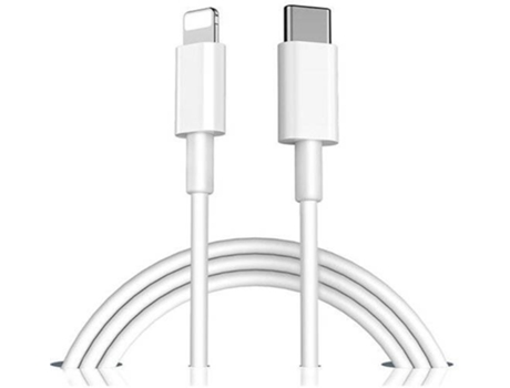 Cable PHONECARE Certificación MFI para iPhone 12 Pro Max (Type C - Lightining - Blanco)