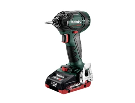 METABO SSD 18 LTX 200 BL Atornilladores de impacto de batería/18V 2x LiHD; Cargador ASC 55; METABOX 145