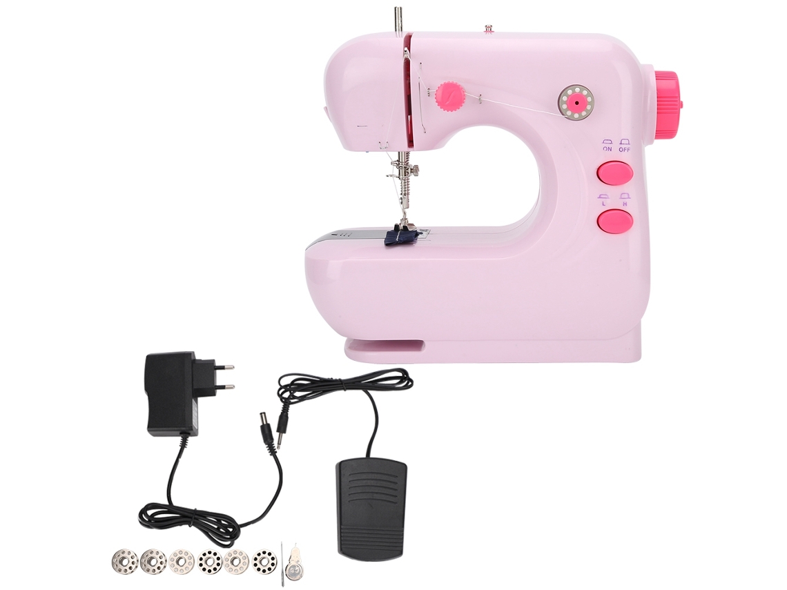 TRUYUETY Máquina de Coser Portátil Overlock Multifuncional para Bordado 100-240V