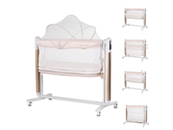 Minicuna eléctrica con lateral plegable Ultima Beige de Chipolino