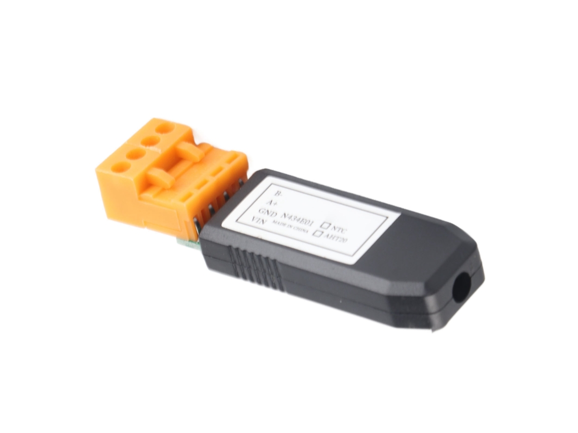 Sensor De Temperatura Plc Transmisor Rs485 Rtu Para Monitoreo Con Led 4-7ma Dc4.5~15v