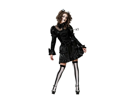 Disfraz Mujer gótica Negro - XL BIGBUY CARNIVAL