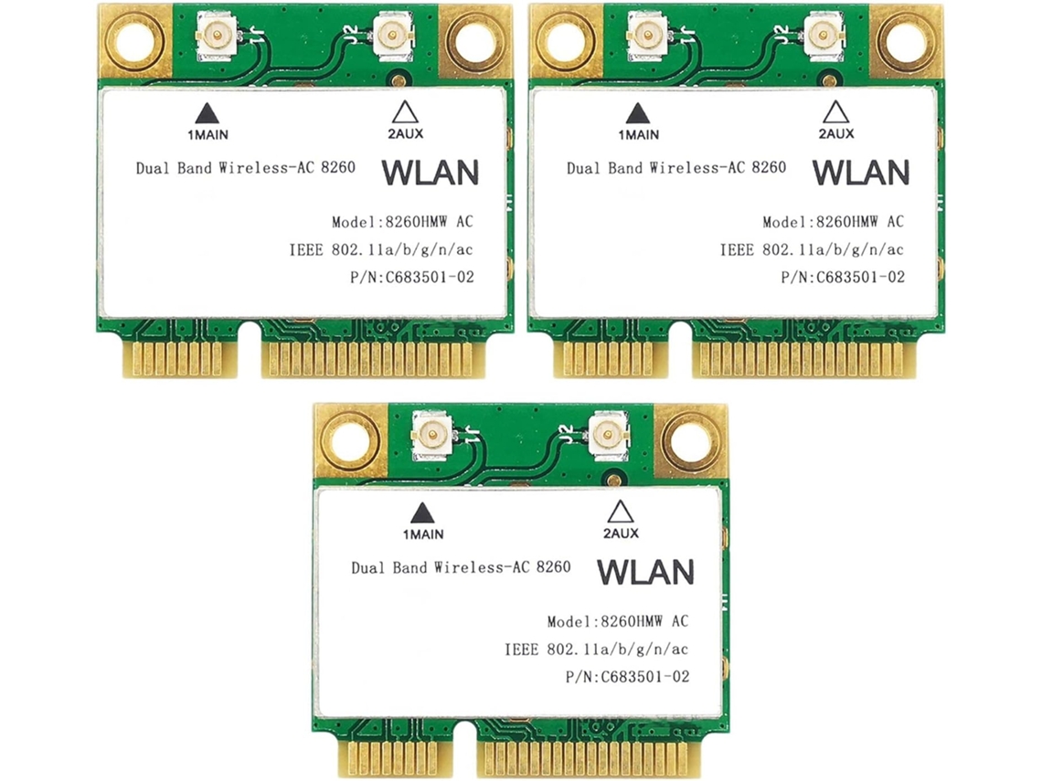 Tarjeta De Red 3x 1200 Mbps 8260hmw Ac 2. 4g 5g Mini Pci-e 4. Wifi Bluetooth 802.11ac 867 Para