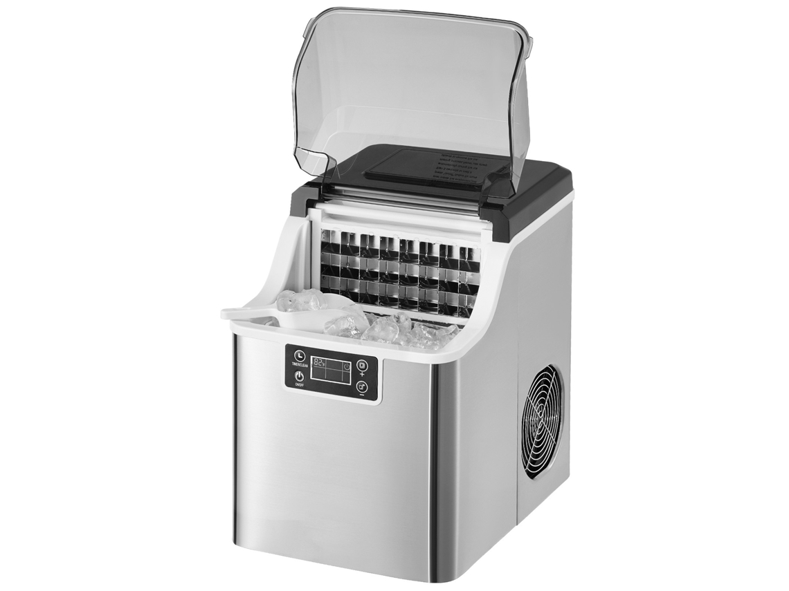 Máquina de hielo portátil de encimera Succebuy, 20 kg/24 h, 255 x 355 x 385 mm