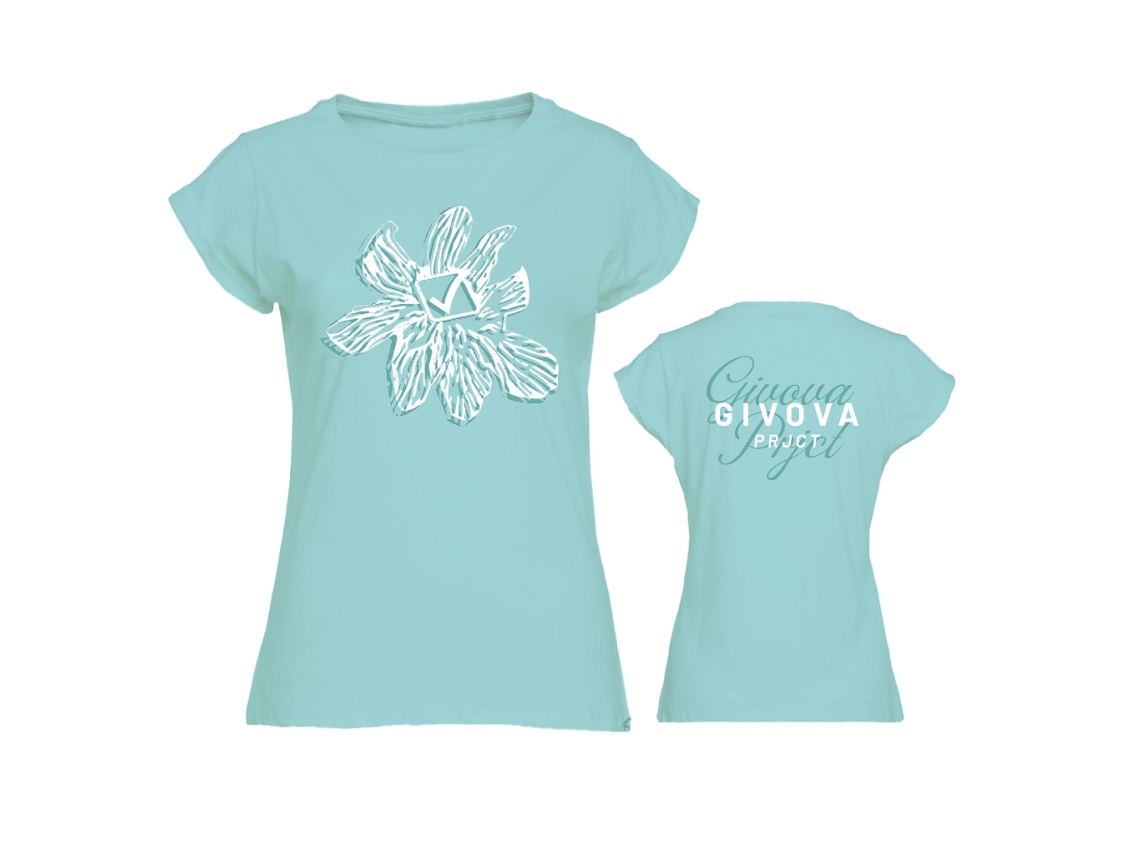 Camiseta floral para mujer de Givova: estilo y comodidad para el día a día