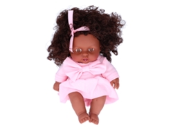 Dan26-muñeca Bebé Africana Realista 25cm Juguete Niña Regalo Cumpleaños Niños Toddler Q8-055c