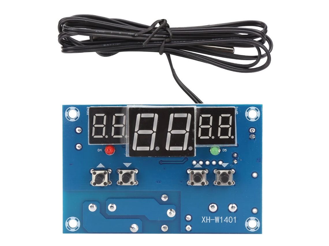 Termostato digital inteligente XH-W1401, control de temperatura, 12 V CC