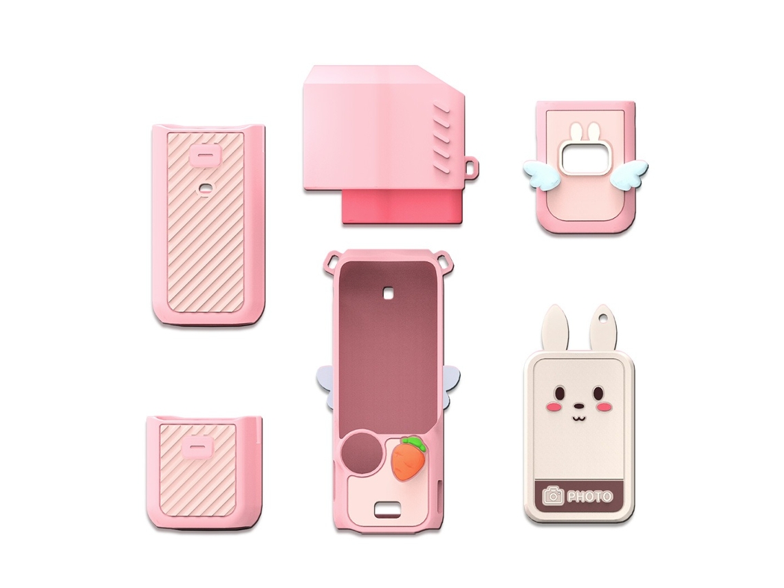 Funda Protectora Lavable Para Dji Osmo Pocket 3, De Silicona Suave (rosa) Czhhmart