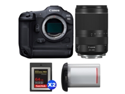 Canon Eos R3 + Rf 24-240mm F/4-6.3 Is Usm + 2 Sandisk 64gb Extreme Pro Cfexpress Type B + Canon Lp-e19 + Ebook “20 Consejos Para Fotos Que Impactan”