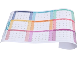Calendario De Pared Grande De 12 Meses Para 2026, De Papel Grueso, Borrable Con Agua Y De Borrado En Seco.