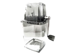 Trituradora de hielo manual transparente para familias pequeñas Máquina de hielo manual multiusos para bebidas y cócteles DIY Rosewell