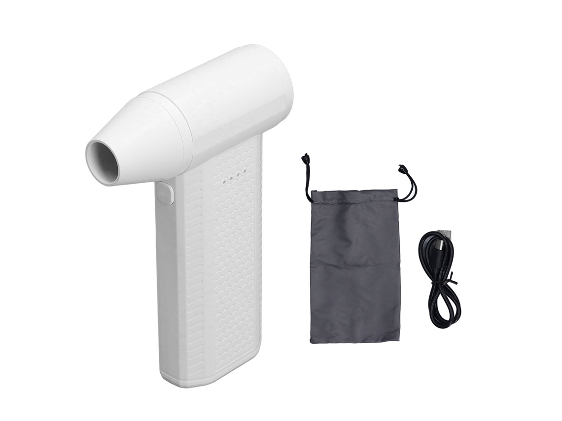 Aerosol de aire comprimido de 4 velocidades, 130000 rpm, motor sin escobillas, 180 W, color blanco.