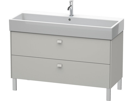 Mueble de aseo DURAVIT Brioso de 118,4 x 45,9 cm 2 extraíbles con sifón y delantal para lavabo Vero Air 235012