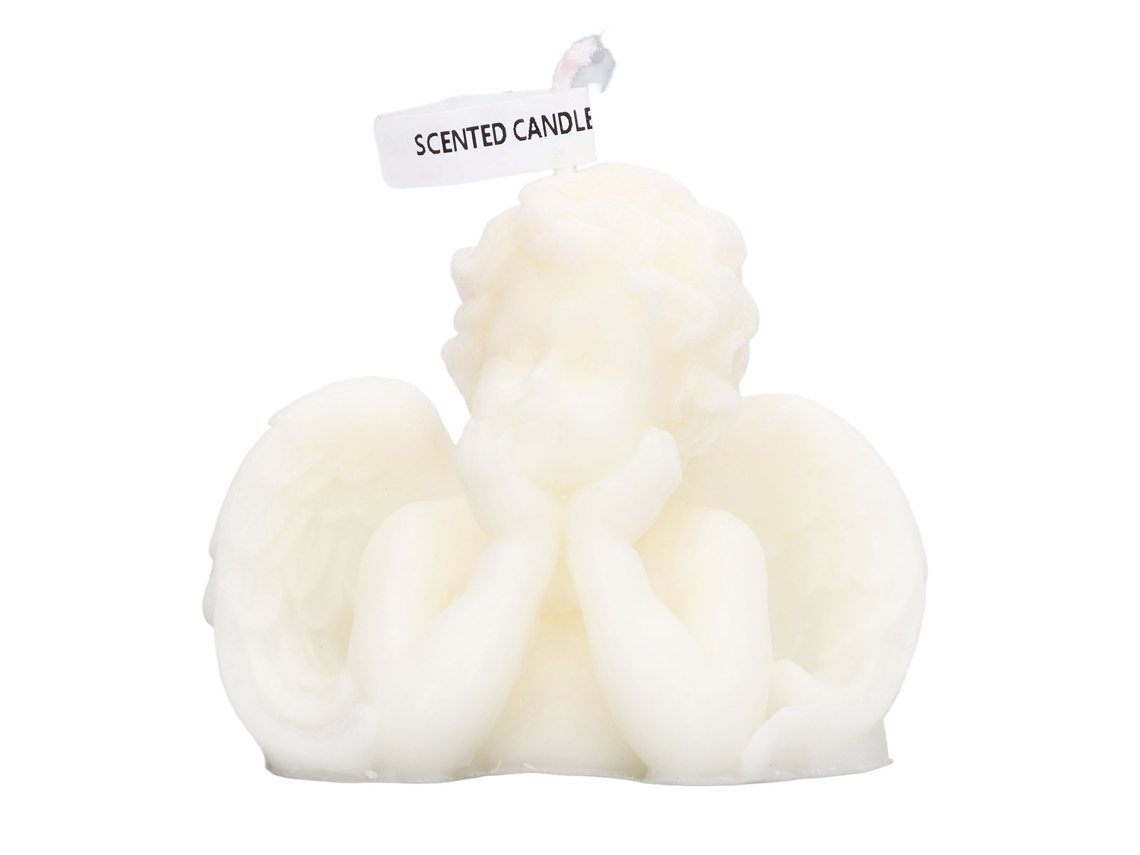 Ats-velas De Cera De Soja Con Aroma Angel Candles Lindas Decorativas Para Hogar Dormitorio Baño Boda Manos En Mejillas Blanco