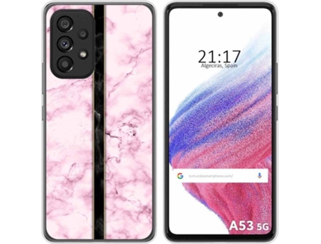 Carcasa para Samsung Galaxy A53 5G TUMUNDOSMARTPHONE Dibujos Mármol 04 Multicolor