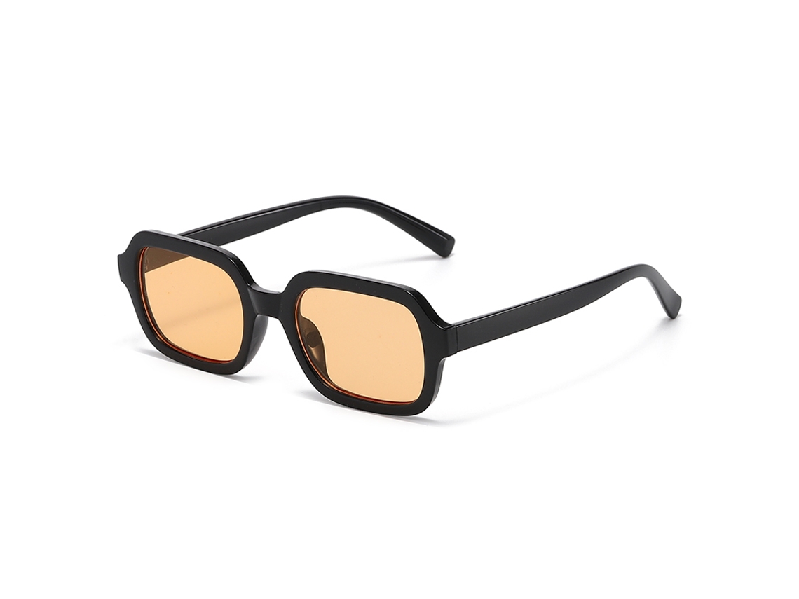Óculos de Sol Pequenos e Quadrados para Ciclismo, Estilo Retrô Amarelo Moderno, Proteção Uv400 MDUG (estilo 2)