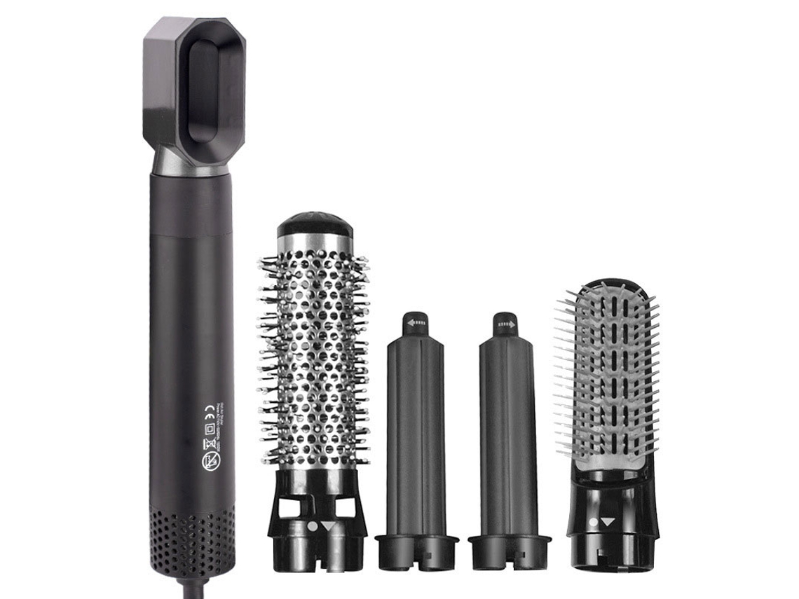 Secador de pelo multifunción SZSMART IN51 Varita rizadora profesional 5 en 1 set - Negro