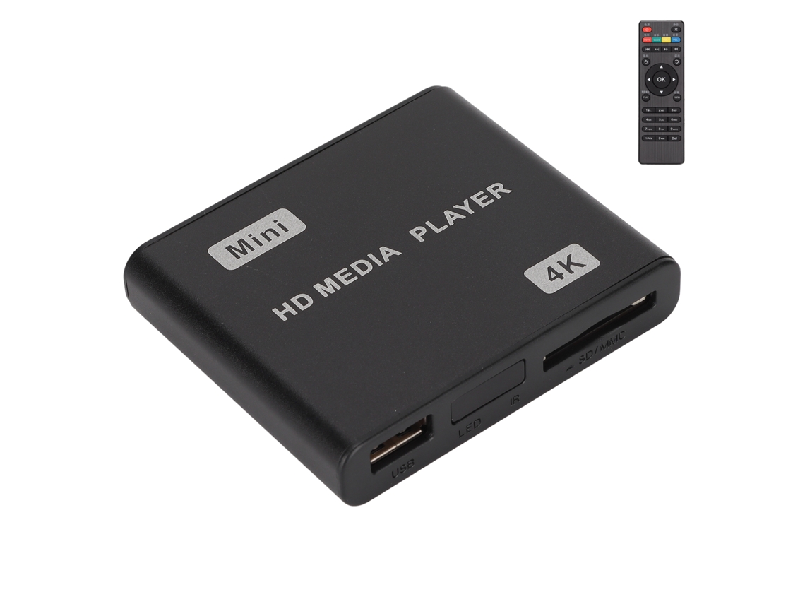 Reprodutor de Vídeo EOOCOO (4k Hd Mini Portátil)