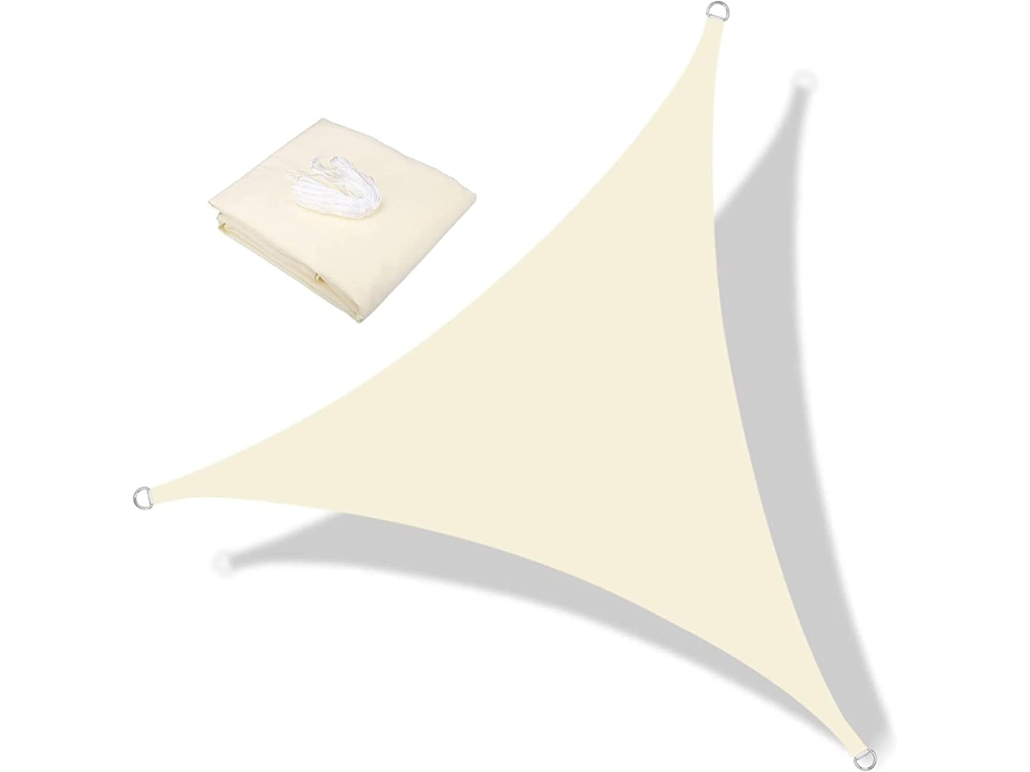 Vela De Sombra Impermeable Resistente Poliéster Triangular