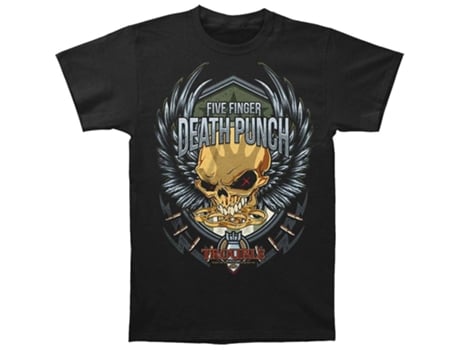 Camiseta ROCKINSTONE Five Finger Death Punch Trouble (XL)