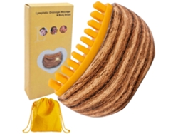 Cepillo Linfático Para Contorno Facial, Ideal Para Lifting Facial Y Tratamiento De La Piel (veta De Madera Oscura) Czhhmart