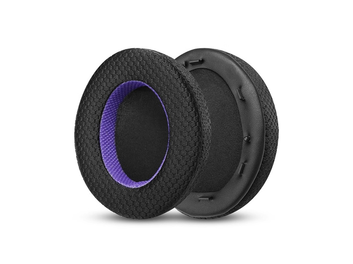 Almohadillas de repuesto para auriculares Sony WH-1000XM3 - Malla negra/morada INF