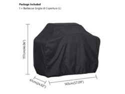Ll16542-Plancha Funda Impermeable Para Utensilios De Barbacoa Para Barbacoa. Antipolvo. Lluvia. rayos ultravioleta. para Barbacoa de Gas con Carbón. YWEI Electrico