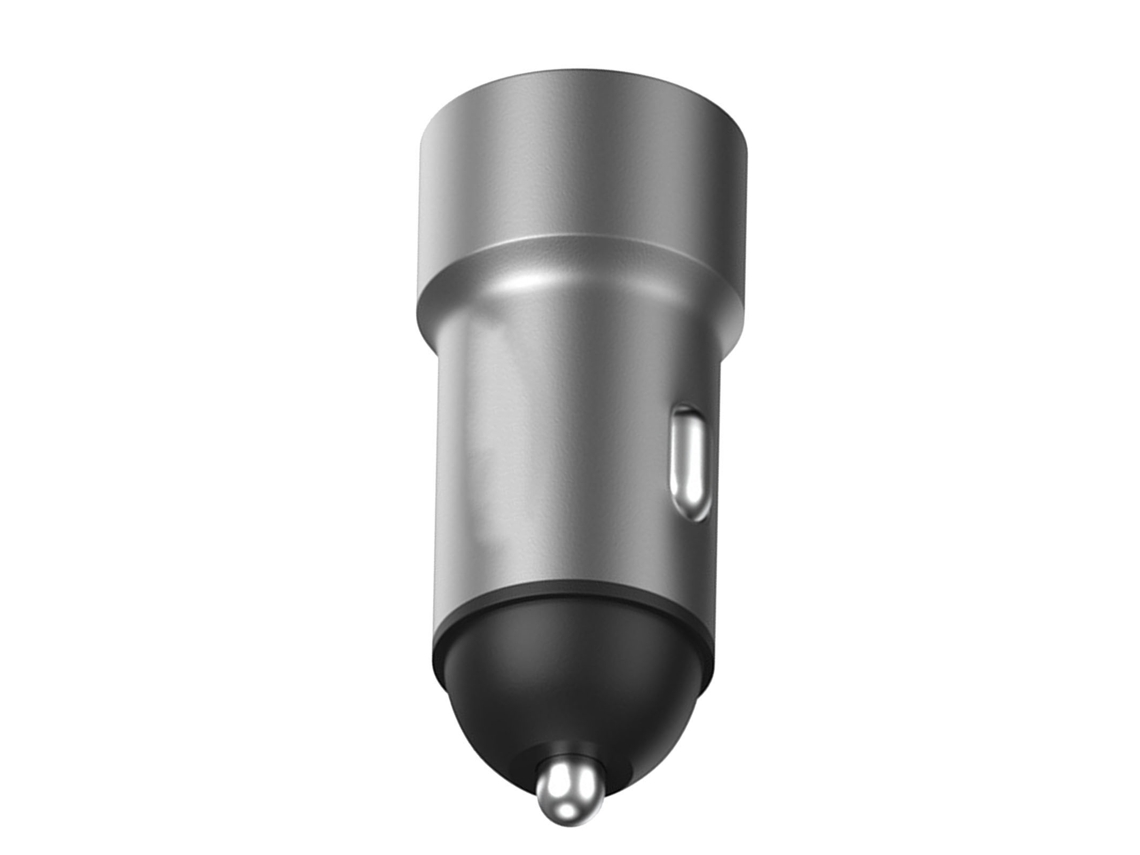 Cargador De Coche (carga Rápida Qc3.0, Material De Aleación De Aluminio) Cargador De Coche Rápido Usb De Encendedor De Cigarrillos De Alta Potencia 9v/12v