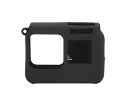 NEVEANCE Funda Protectora Portátil de Silicona Suave a Prueba de Golpes para Insta 360 One R 4K Cámara de Acción (Negro)