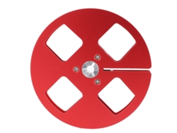 Carrete De Cinta Vacío De 5 Pulgadas Y 1/4 De Pulgada Con 4 Orificios, De Aleación De Aluminio, Para Grabadora De Cinta De Carrete Abierto (nab).