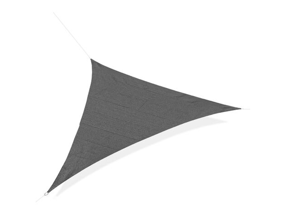 Vela De Sombra Triangular - 5x5x5 Metros - Polietileno De Alta Densidad - Resistente A Los Rayos Uv