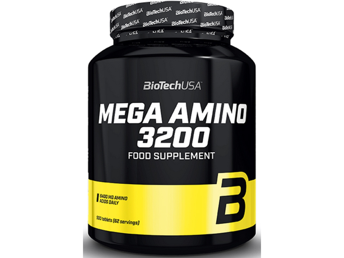 Complemento Alimentar BIOTECH USA Mega Amino 3200 500 Tabs (4 Comprimidos)
