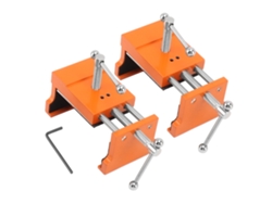 2 Abrazaderas De Aleación De Aluminio Para Marco Frontal De Armario - Naranja
