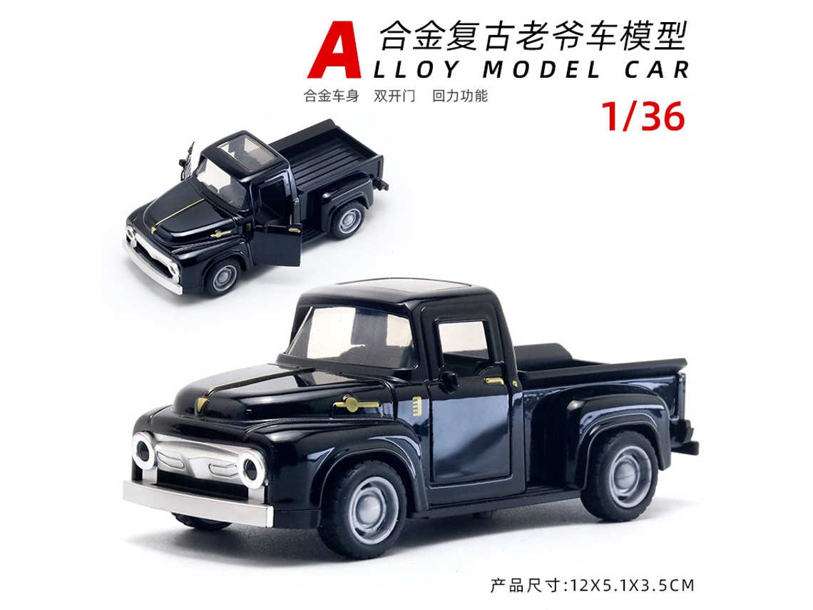 Modelo De Coche De Metal Fundido A Escala 1/36, Figura De Coche De Juguete, Regalo Para Niños