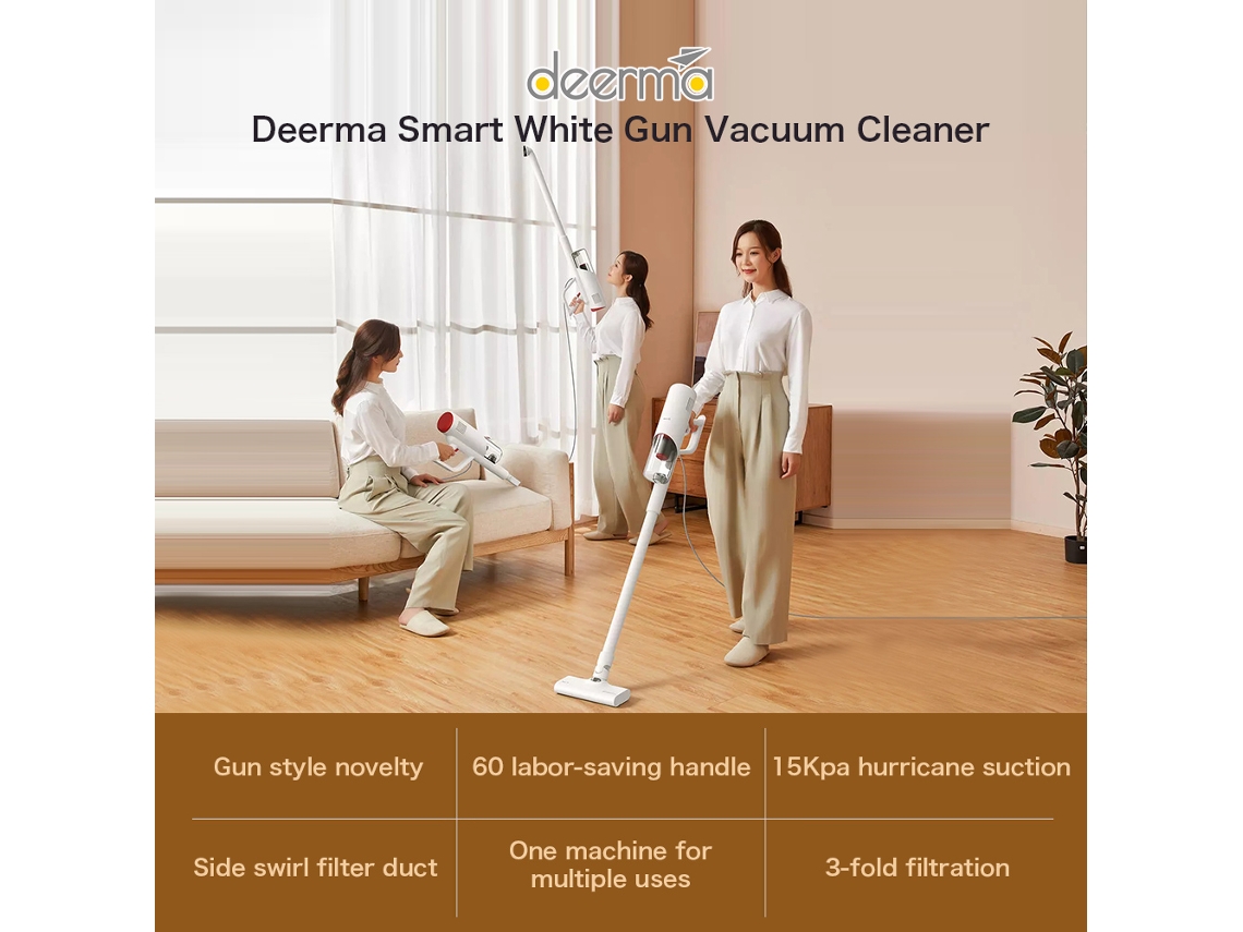 Aspiradora De Mano Deerma Dx300 15kpa Aspiradora Portátil Aspiradora De Potencia Doméstica Colector De Polvo Aspirador Doméstico Equipado Con Convert
