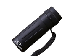 Telescopio monocular de visión nocturna Bak4 de alta potencia 8x21 HD Optics, color negro Gusshious