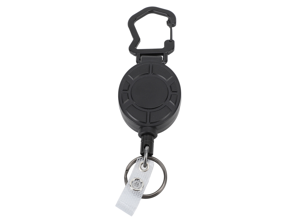 Portatarjetas De Identificación De Alambre De Acero Inoxidable, 80 Cm, Llavero Magnético Retráctil, Duradero